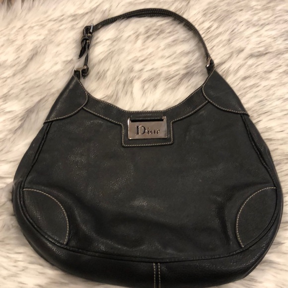 Christian Dior Leather Shoulder Bag - Picture 1 of 13
